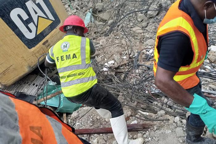 Abuja building collapse: 2 dead, 5 rescued. [NAN]