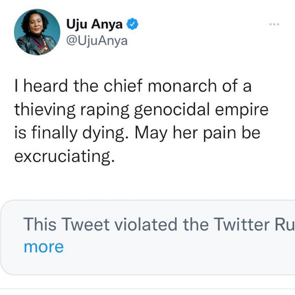 Uju's deleted tweet that caused the ruckus