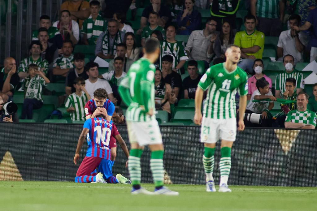Ansu Fati opened the scoring for Barcelona in the their 2-1 win  against Real Betis on Saturday
