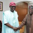 Governor Babajide Sanwo-Olu and Bola Tinubu (TheSun)