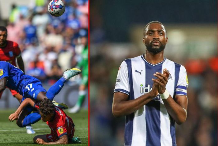 Jamilu Collins and Semi Ajayi faced off in the Championship