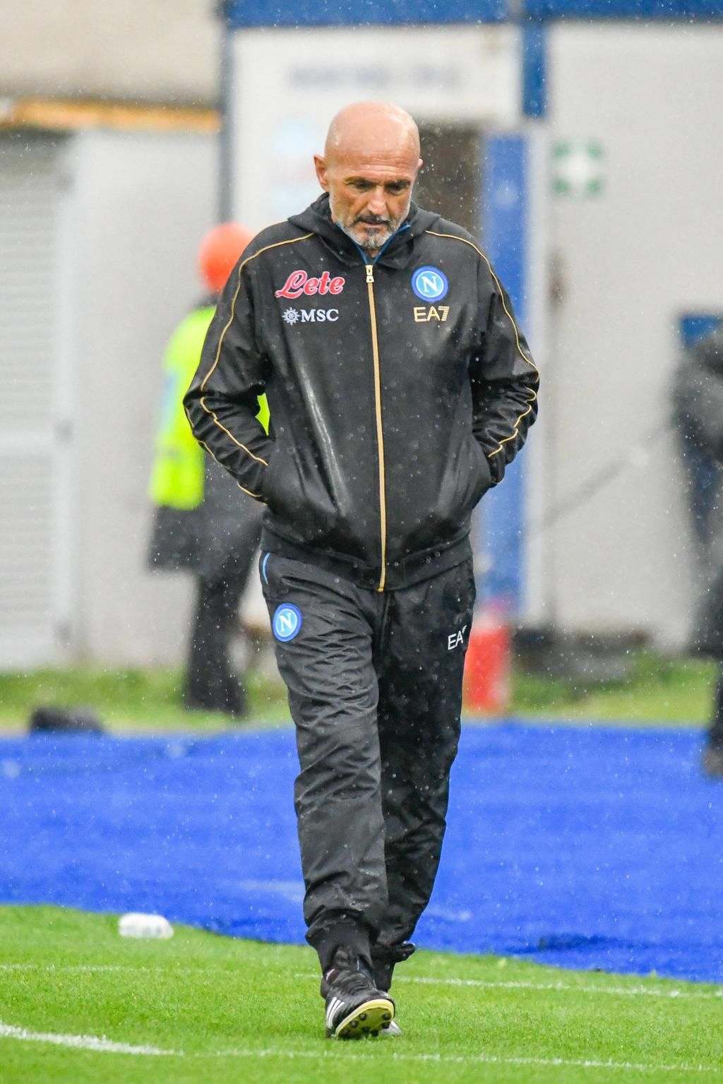 Luciano Spalletti was visibly upset at his team's performance