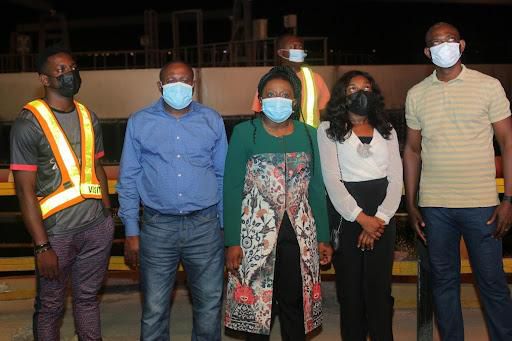 L-R: Brand Manager, Hero Lager, Dubem Orji; Head of Sales, International Breweries Plc, Sylvester Umemezie; Marketing Director, International Breweries Plc, Tolulope Adedeji; Marketing Manager, Hero Lager, Margaret Igabali and District Manager Onitsha,...