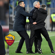 Jose Mourinho got sent off in Roma's 2-2 draw against Hellas Verona on Saturday