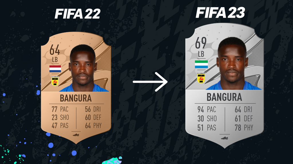 Alex Bangura FIFA 23 OVR upgrade