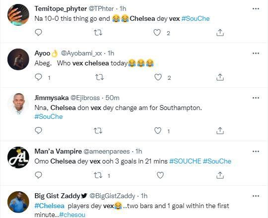 Chelsea bounced back after defeat to Real Madrid with a 6-0 victory away at Southampton