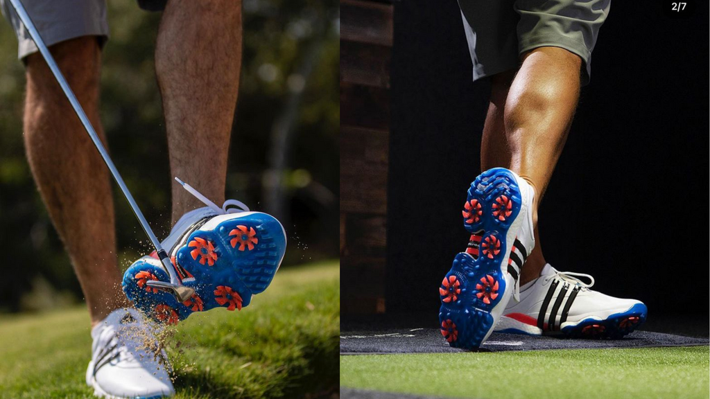 Adidas Golf promoted their Adidas Tour 360 22 sneaker collection