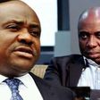 Governor Nyesom Wike of Rivers State and the Minister of Transportation, Rotimi Amaechi (The News Nigeria)