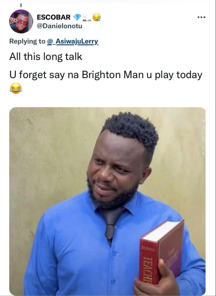 A swift reply urging the owner of the previous tweet to tread with caution