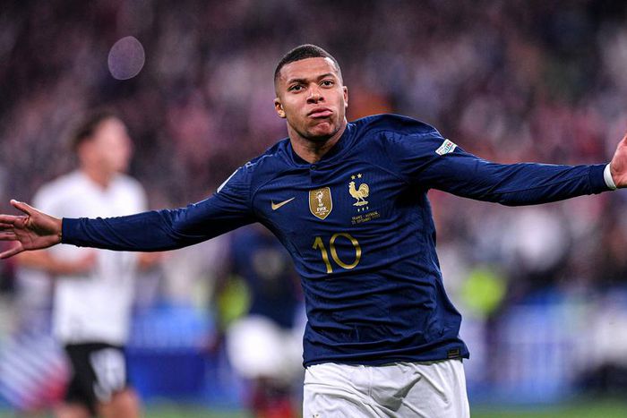 Kylian Mbappe opened the scoring in France's 2-0 win