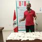 The Suspect arrested at Port Harcourt airport. [Twitter:NDLEA]