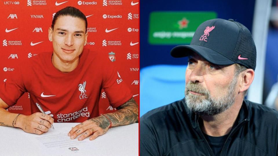 Jurgen Klopp's Liverpool have spent a club-record fee to sign Darwin Nunez
