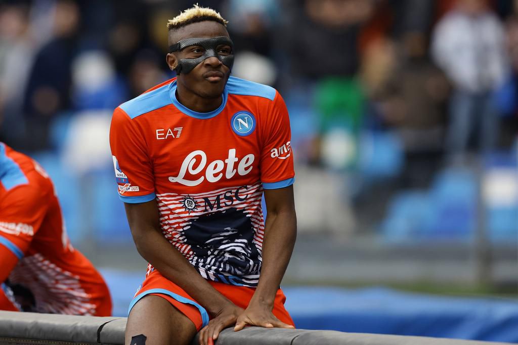 Victor Osimhen scored two goals for Napoli against Udinese