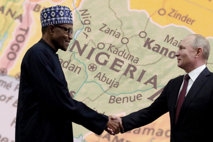 President Buhari of Nigeria and President Putin of Russia