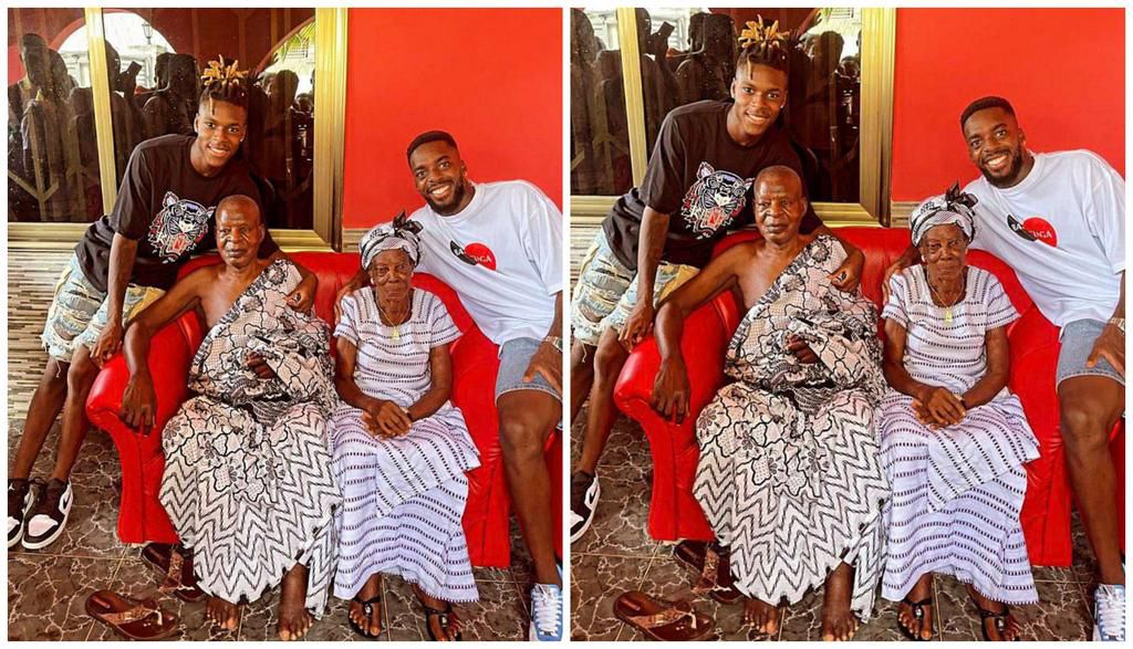 Spain-born brothers Inaki and Nico Williams visit traditional home in Ghana