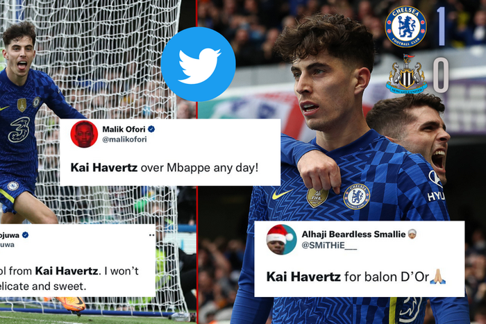 Social media reacts as Kai Havertz 'stunner' gives Chelsea win over Newcastle in the Premier League Sunday