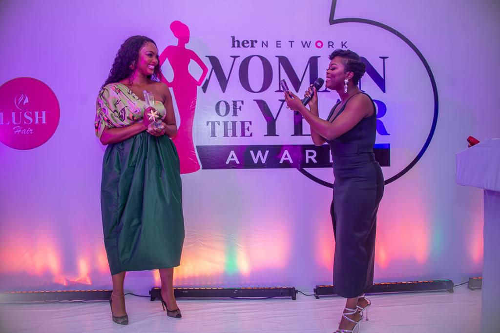 Osas Ighodaro and Gifty Louise