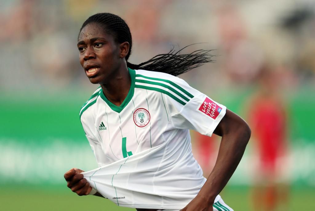 Asisat Oshoala welcomes new Falcons coach