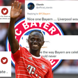 Reactions to Bayern Munich's celebration of Sadio Mane 's CAF Award