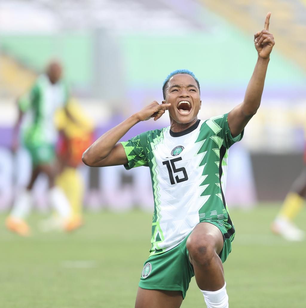 Match winner, Rasheedat Ajibade.