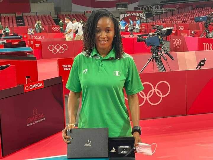 Record breaker, Olufunke Oshonaike honoured after making a seventh Olympic appearance.