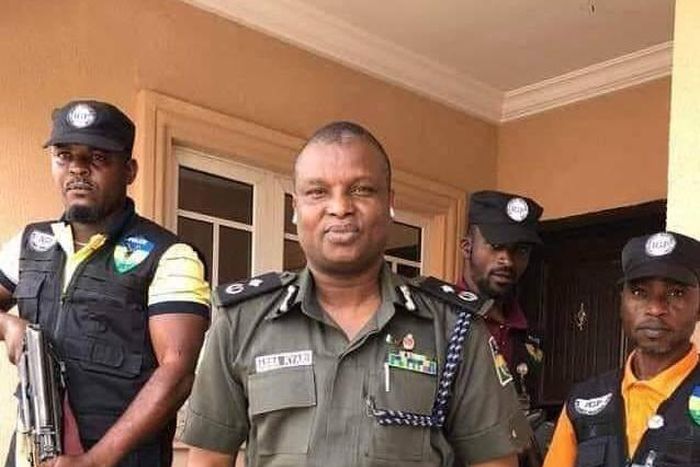 Abba Kyari and his men (Premium Times)