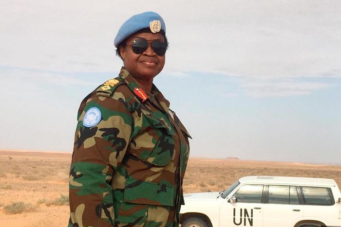 Constance Ama Emefa Edjeani-Afenu first female brigadier general of the Ghana Armed Forces