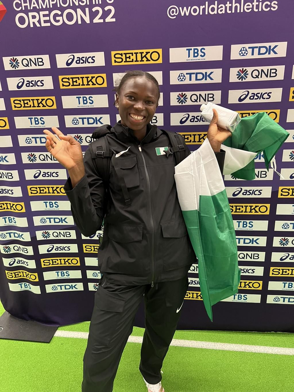 Ese Brume is getting close to that world title now.