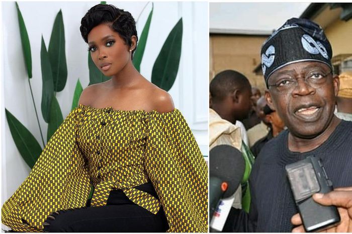 Nollywood actress Jemima Osunde and former governor of Lagos state, Bola Tinubu [Instagram/JemimaOsunde] [Instagram/BolaTinubu]