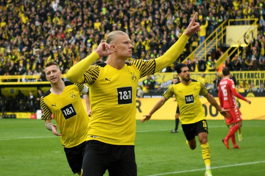 Erling Haaland scored on his return from injury as Borussia Dortmund beat Mainz on Saturday