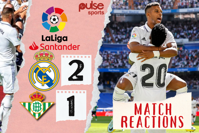 Social media reactions to Real Madrid's 2-1 win over Real Betis