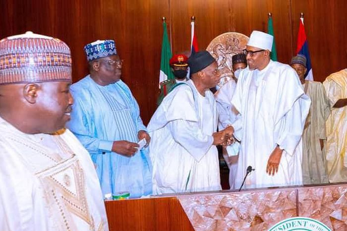 Adamu, Shettima, Lawan present as Buhari meets APC stakeholders in Aso Rock | TheCable