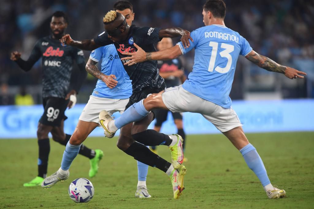 Victor Osimhen terrorised the Lazio defence