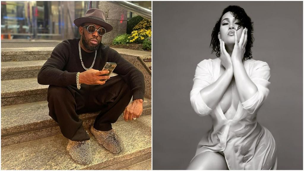 Nigerian music star Timaya and Nollywood actress Caroline Danjuma [Instagram/TimayaTimaya] [Instagram/HRMCarolyn]