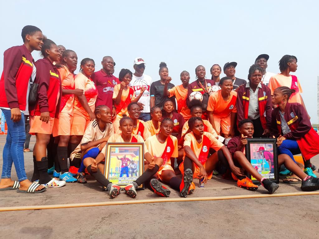 The victorious UNILAG Angels.