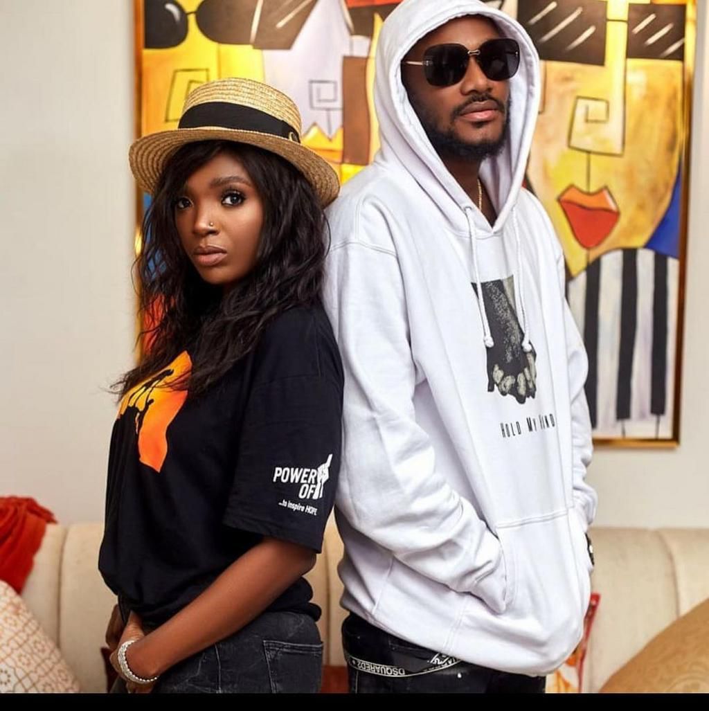 Annie Idibia and her hubby 2Face Idibia [Instagram/AnnieIdibia]