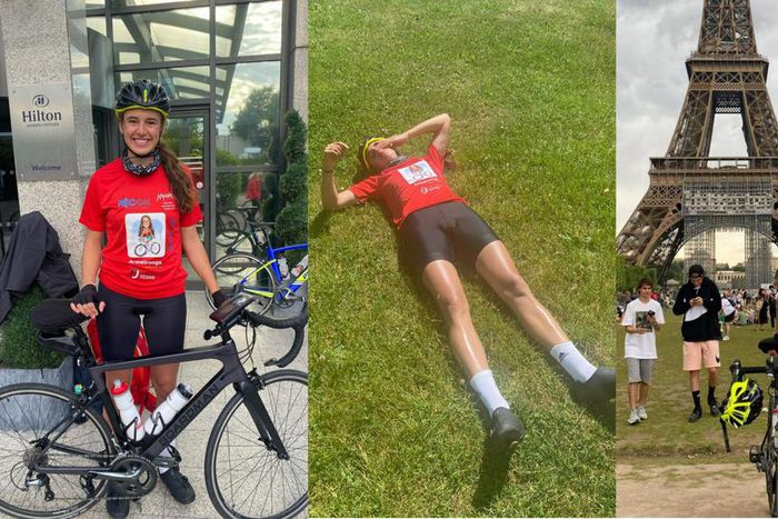 Ashleigh Plumptre completes London to Paris trip on bicycle in just 4 days