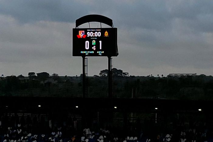 The result that matters - end of the road for Remo Stars.