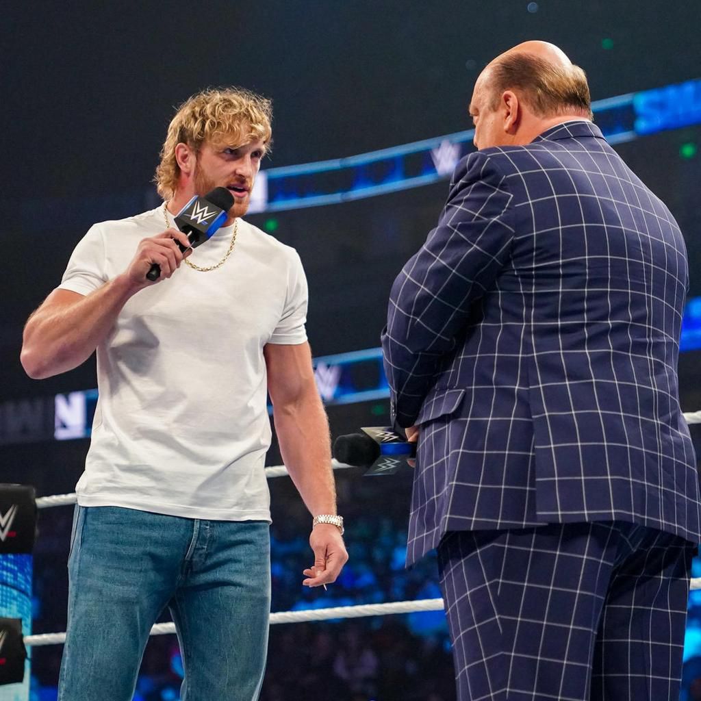 Logan Paul challenged Roman Reigns on Friday night Smackdown
