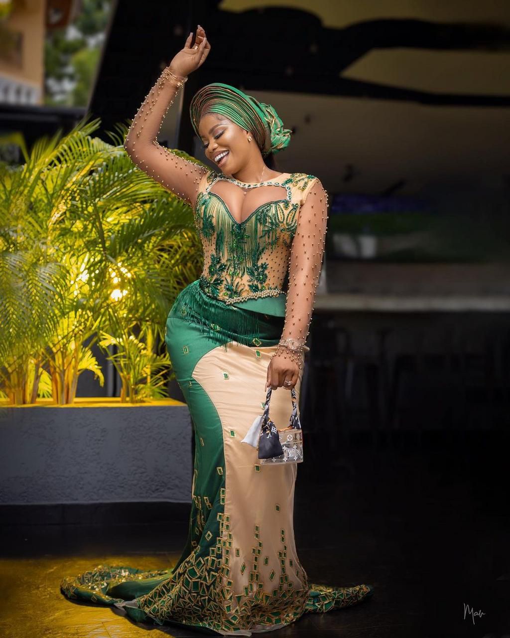 Oga Okoro made this outfit for Ese Eriata [Instagram/Ese]