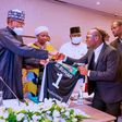 President Muhammadu Buhari gifted jersey in Portugal
