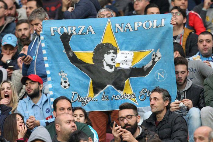 Luciano Spalletti said Diego Maradona, an idol to Napoli fans, would be on his team's side against Barcelona