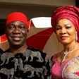 Senator Ike Ekweremadu and wife, Beatrice Nwanneka. [Business Day]