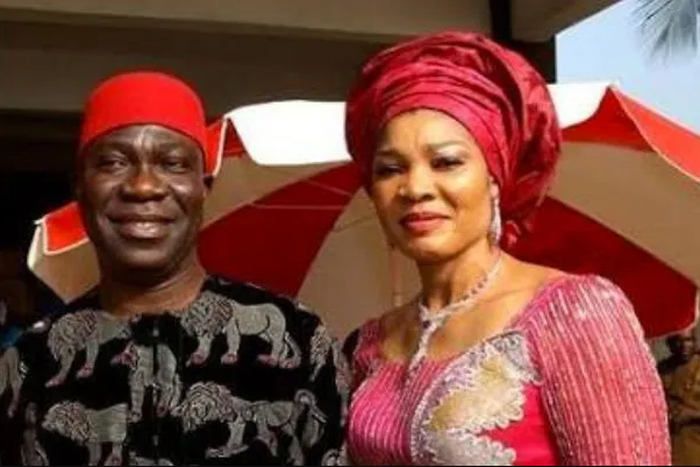 Senator Ike Ekweremadu and wife, Beatrice Nwanneka. [Business Day]