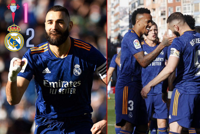 Real Madrid won 2-1 away at Celta Vigo on Saturday evening in La Liga