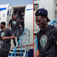 Super Eagles plane in Kumasi