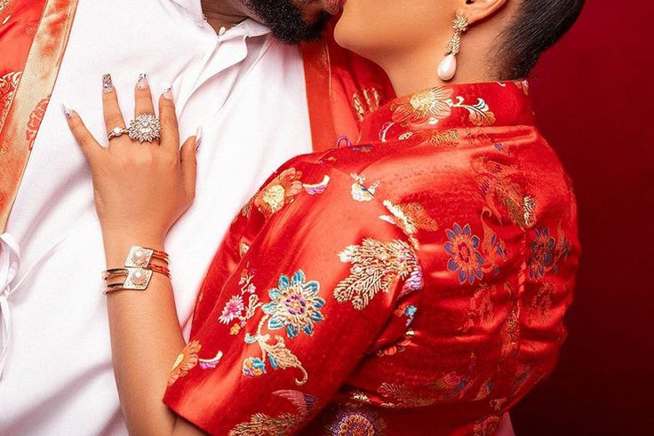 Nollywood actress Rosy Meurer and her hubby Olakunle Churchill [Instagram/OfficialRosyMeurer]