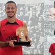 Liverpool stars Thiago, Van Dijk and Alisson receive PFA Awards [Photos]