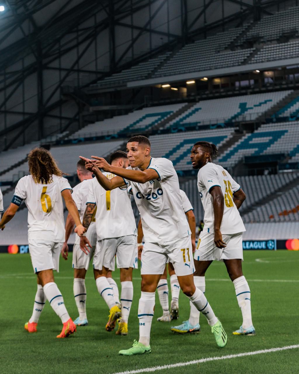 Marseille is off the mark for the season in the UCL.