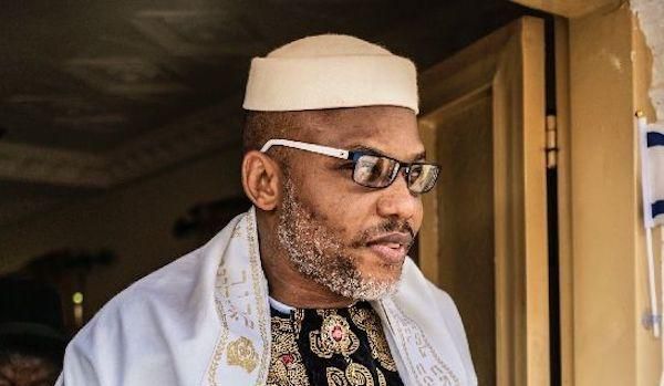 Nnamdi Kanu, the leader of the proscribed Indigenous People of Biafra (IPOB). [Twitter/@BiafraStar]